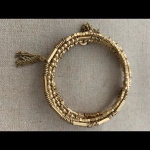 Celine Wrap Bracelet in Gold